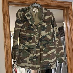 Camo denim jacket